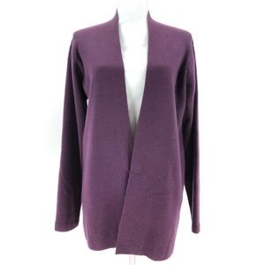 Eileen Fisher Merino Wool Cardigan Sweater  Large